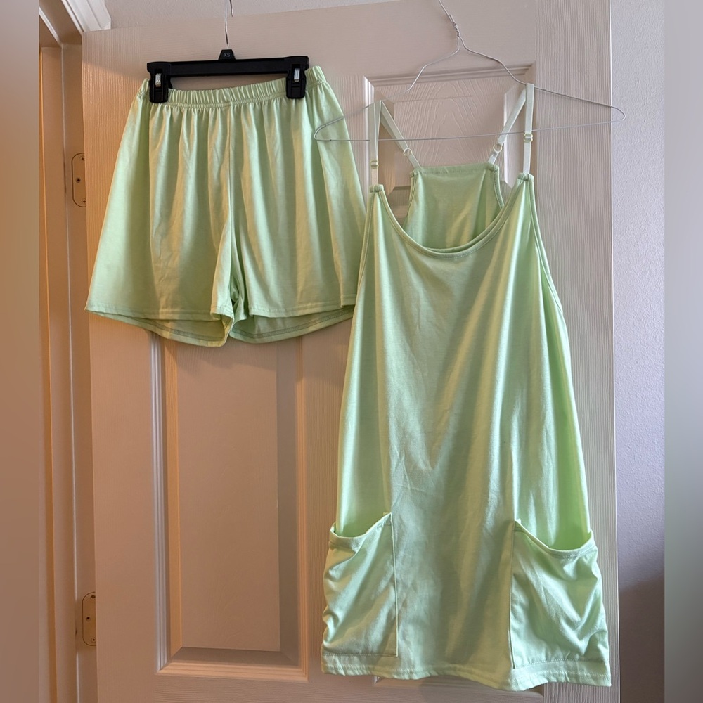 Hot Shot inspired mini dress with shorts